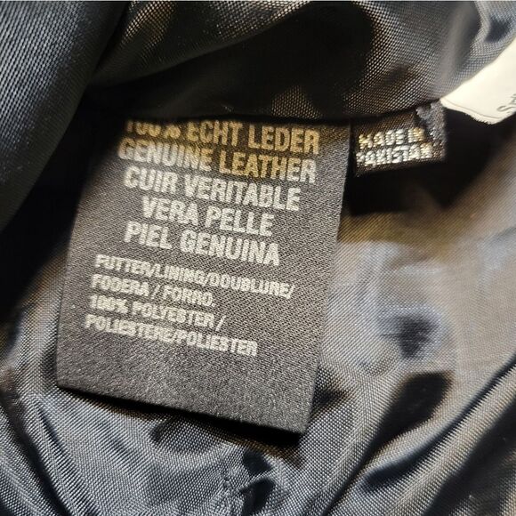 3B West Men's Black Suede and Leather Jacket with Studded Details Western - Picture 13 of 14